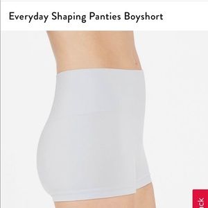 SPANXS shaping boy shorts. 1 Navy & 1 Cloud color.